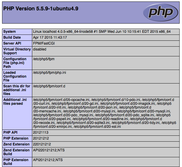 php-info